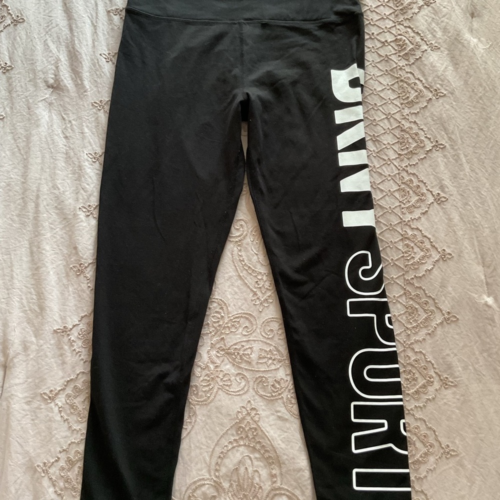Black Kids Sports Leggings